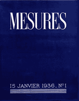 Couverture de Mesures