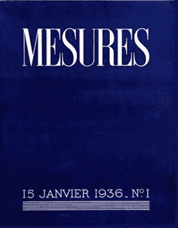 Couverture de Mesures
