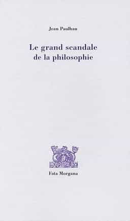 Couverture de Le grand scandale de la philosophie