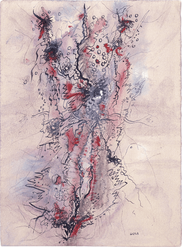 oeuvre de Wols exposée à la galerie Karsten Greve à Paris en 2023