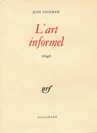 Couverture de L'Art informel