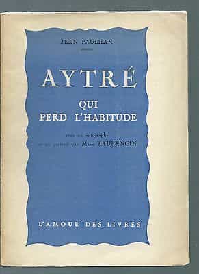 Couverture du livre Aytré qui perd l'habitude, de Jean Paulhan