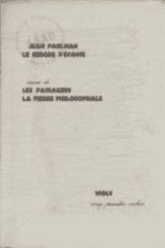 Couverture du livre Le Berger d'Écosse, de Jean Paulhan