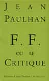 Couverture de F.F. ou le Critique