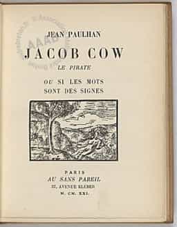 Couverture de Jacob Cow le pirate