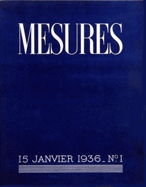 Couverture de Mesures