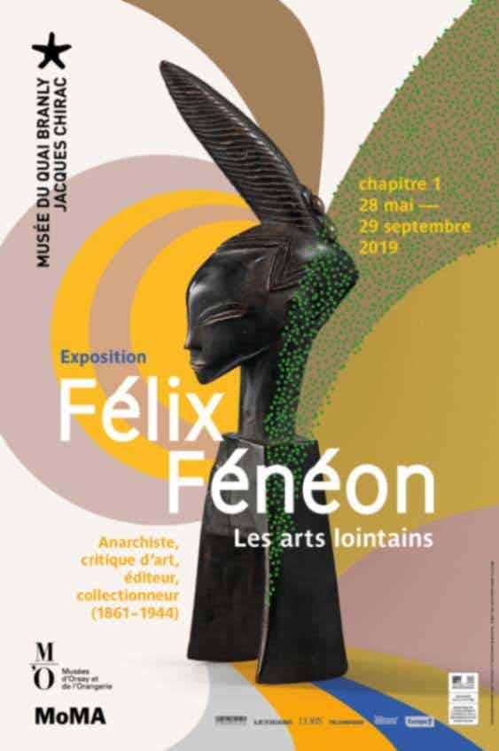 Affiche de l'exposition Félix Fénéon, Les arts lointains, au Musée du quai Branly à Paris