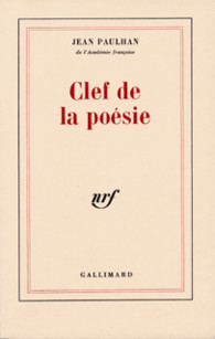 Couverture du livre Clef de la poésie, de Jean Paulhan