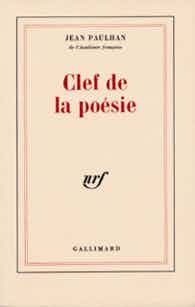 Couverture du livre Clef de la poésie, de Jean Paulhan