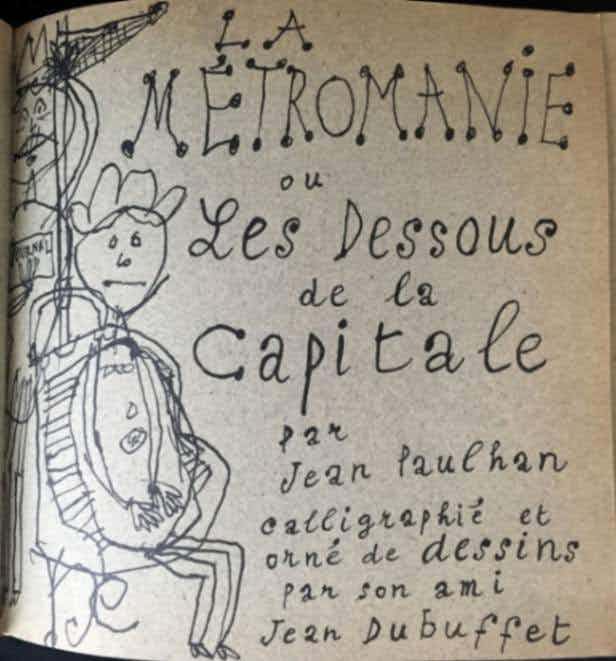 Couverture du livre La métromanie, de Jean Paulhan